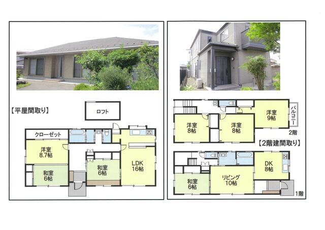 福島県福島市の一戸建て | 4980万円 | 3LDK | 551.7m² | Akiyama house finder