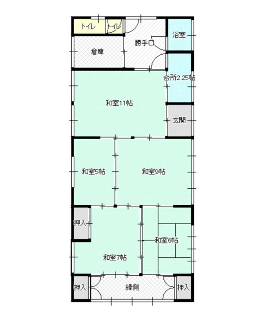 福島県郡山市の一戸建て | 80万円 | 5K | 383.44m² | Akiyama house finder