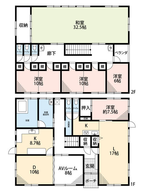 福島県相馬市の一戸建て | 1580万円 | 7SLDK | 407.77m² | Akiyama house finder
