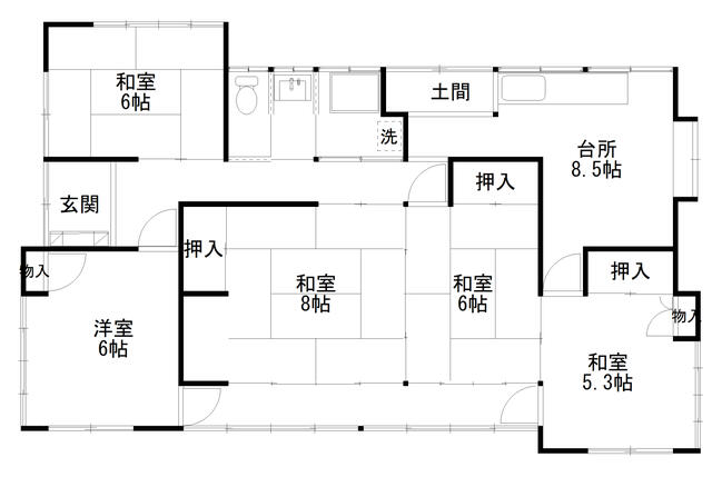 detached 茨城県那珂市額田南郷