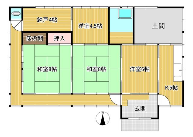 detached 茨城県常陸太田市西染町