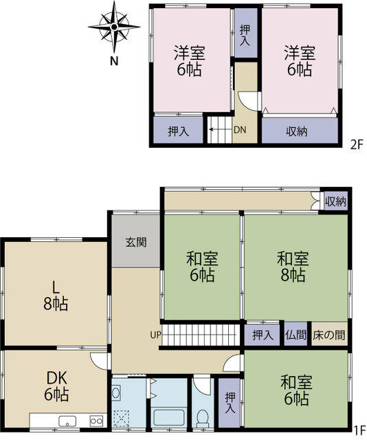 detached 茨城県坂東市幸田
