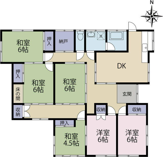 detached 茨城県下妻市半谷