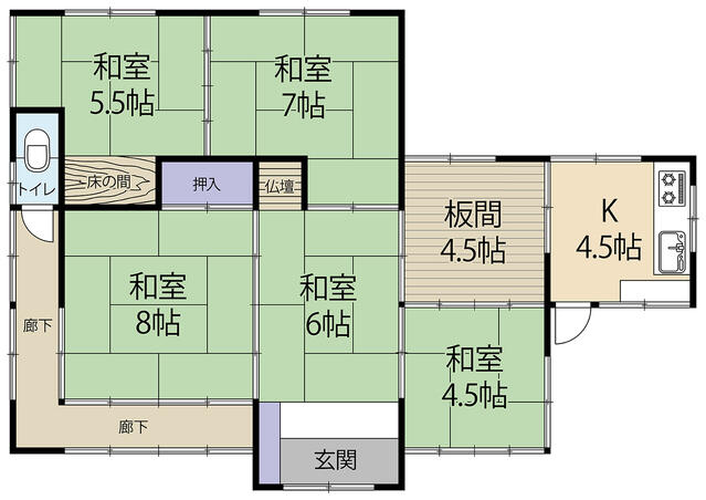 detached 茨城県小美玉市田木谷