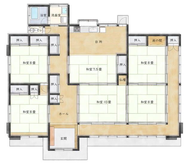 detached 茨城県稲敷郡美浦村大字土浦 地図を見る