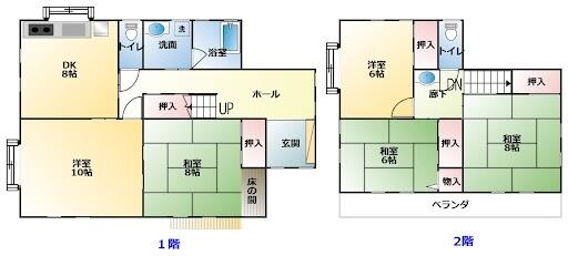 detached 茨城県つくばみらい市谷井田字北耕地 地図を見る