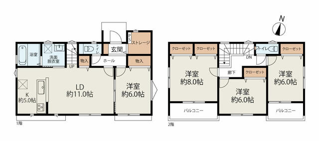 detached 茨城県常総市中妻町 地図を見る