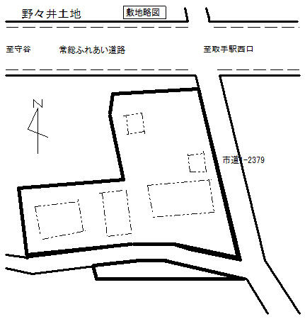 detached 茨城県取手市野々井 地図を見る