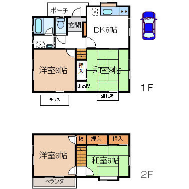 house for sale in 取手市, Ibaraki | ¥6,500,000 | 4DK | Akiyama house fin…