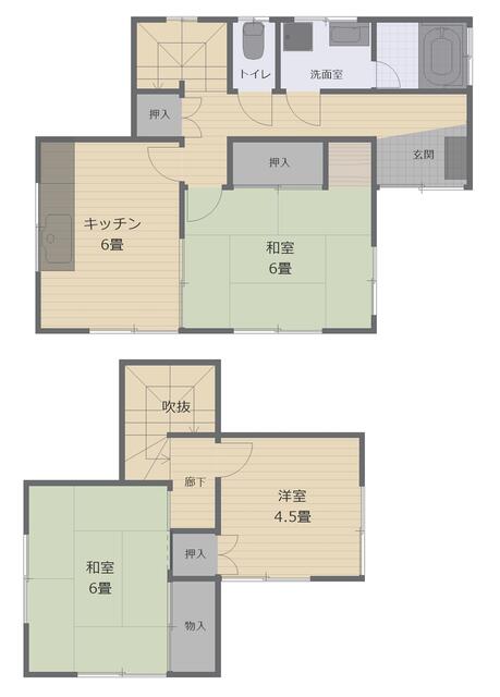 detached 茨城県下妻市高道祖