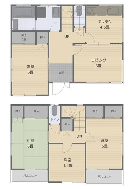 detached 茨城県下妻市高道祖