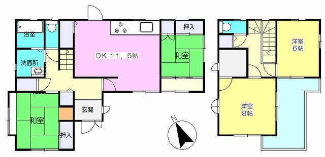 detached 茨城県稲敷郡阿見町住吉１丁目