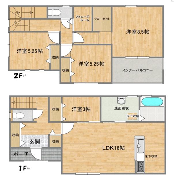 detached 茨城県猿島郡境町 地図を見る