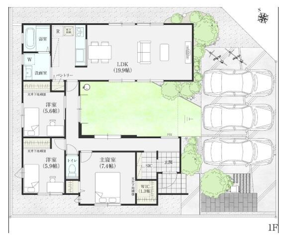 detached 茨城県つくばみらい市紫峰ヶ丘４丁目