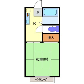 間取り図／専有面積　２６、４４平方メートル　（７、９９坪）