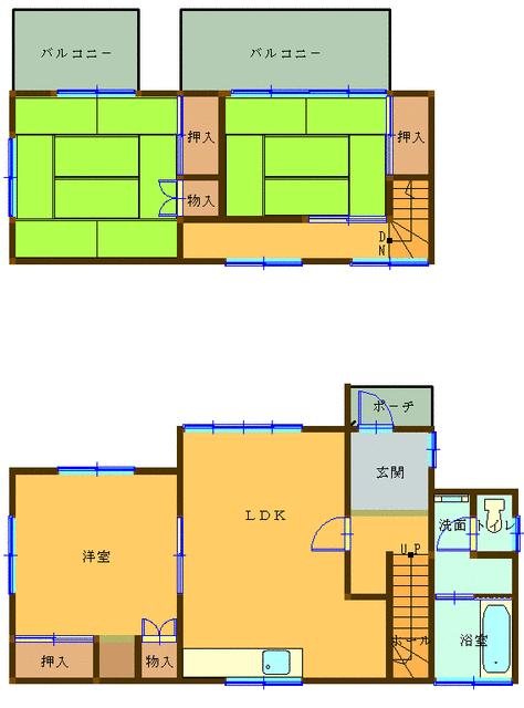 detached 茨城県潮来市延方西 地図を見る