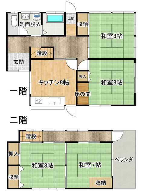 detached 茨城県かすみがうら市稲吉東４丁目 地図を見る
