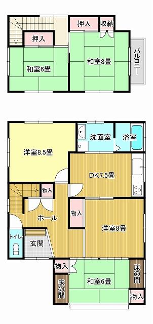 detached 茨城県高萩市大字島名 地図を見る