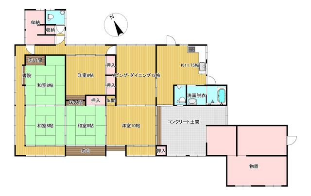 detached 茨城県つくば市吉沼 地図を見る