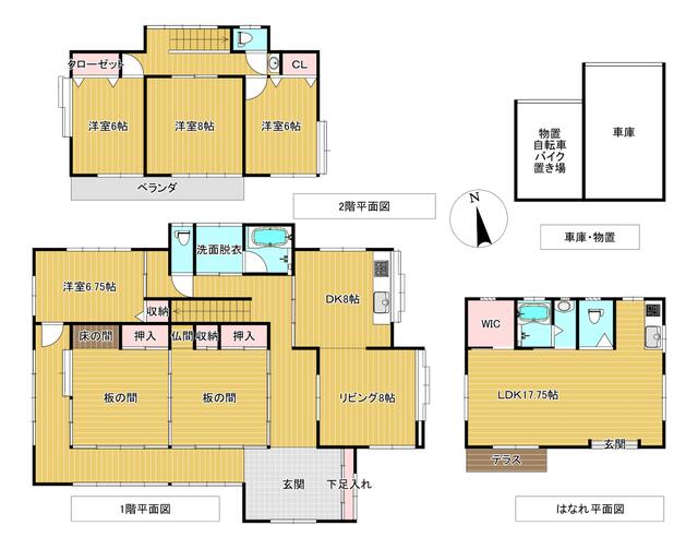 detached 茨城県取手市大曲 地図を見る