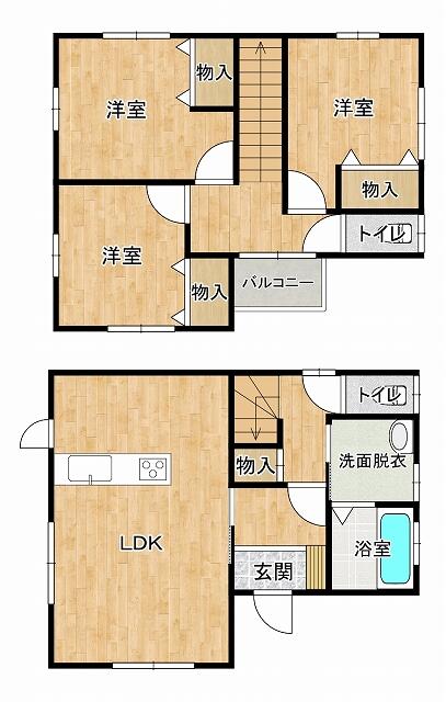 detached 茨城県常総市豊田