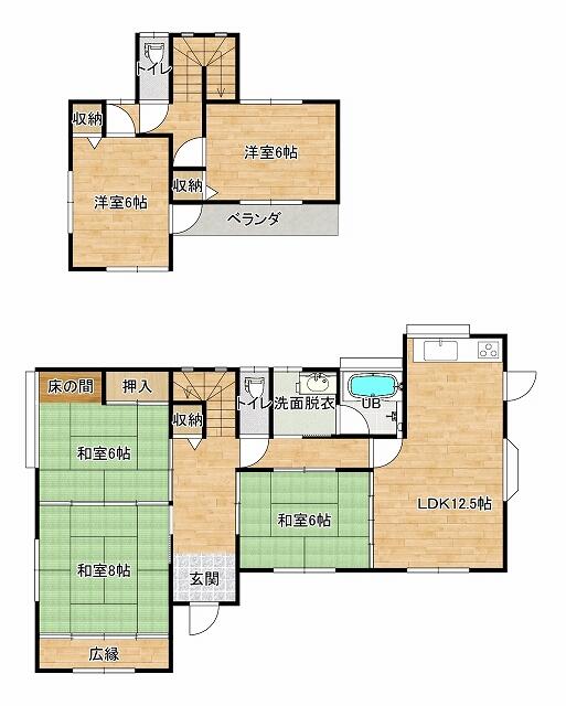 detached 茨城県下妻市江