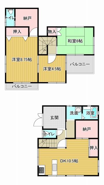 detached 茨城県小美玉市花野井