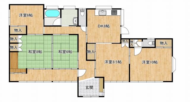 detached 栃木県芳賀郡益子町大字前沢