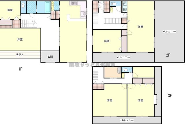 detached 茨城県坂東市逆井