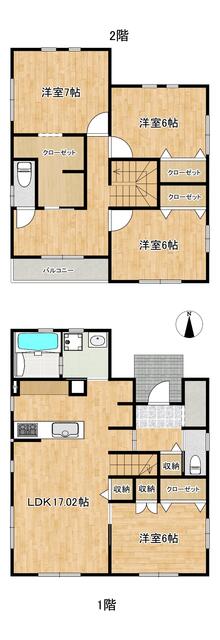 detached 茨城県龍ケ崎市藤ケ丘１丁目 地図を見る