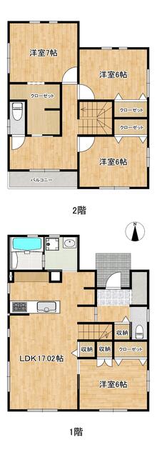 detached 茨城県龍ケ崎市藤ケ丘１丁目 地図を見る