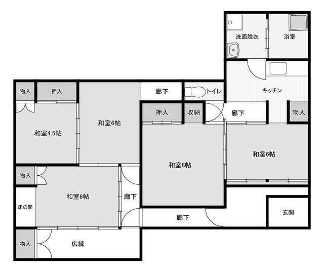 detached 栃木県栃木市西方町本郷