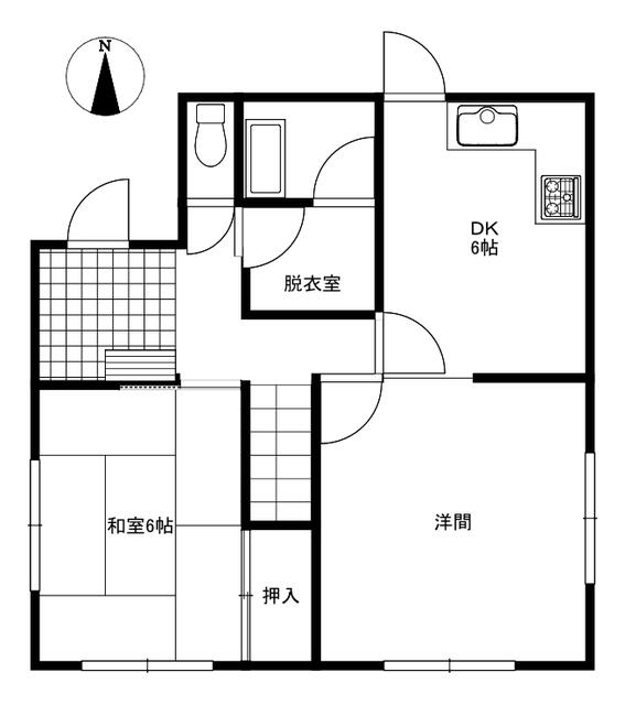 house for sale in 下都賀郡壬生町, Tochigi | ¥12,000,000 | 4DK | Akiyama hous…