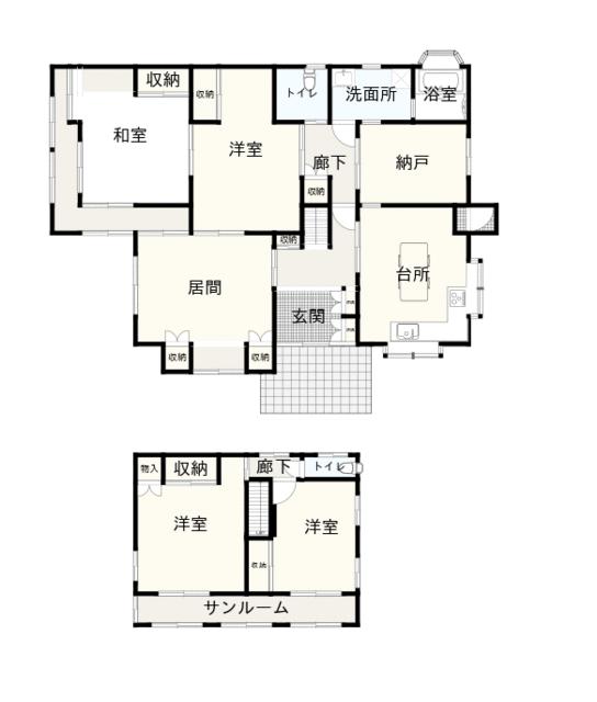 栃木県足利市の一戸建て | 1680万円 | 5K | 528.96m² | Akiyama house finder