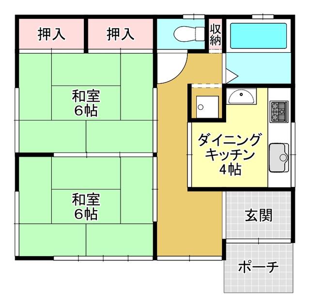 house for sale in Moka, Tochigi | ¥8,800,000 | 2DK | Akiyama house fi…