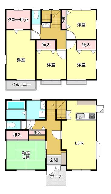 栃木県真岡市の一戸建て | 1750万円 | 5LDK | 224.1m² | Akiyama house finder