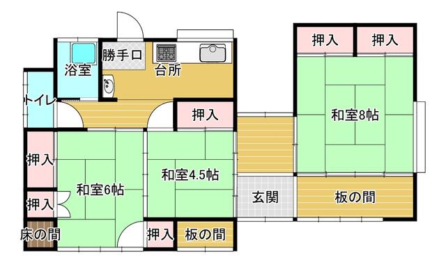 detached 栃木県足利市小俣町