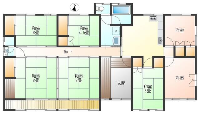 detached 栃木県栃木市西方町真名子 地図を見る