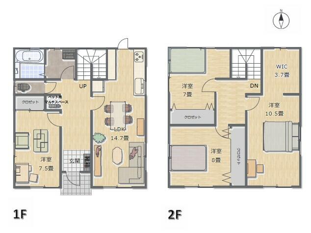 detached 栃木県芳賀郡益子町大字七井 地図を見る