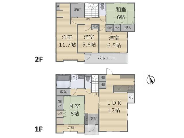 detached 栃木県下都賀郡野木町大字中谷 地図を見る