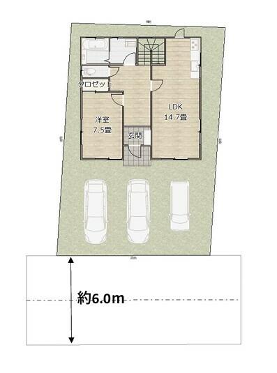 detached 栃木県芳賀郡益子町大字七井 地図を見る