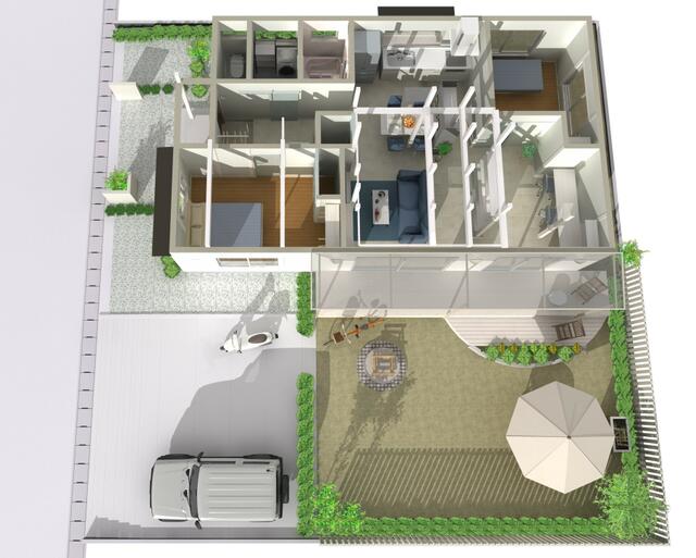 detached 栃木県大田原市薄葉 地図を見る
