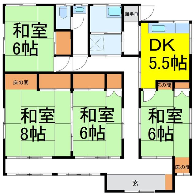 detached 栃木県芳賀郡市貝町大字市塙 地図を見る