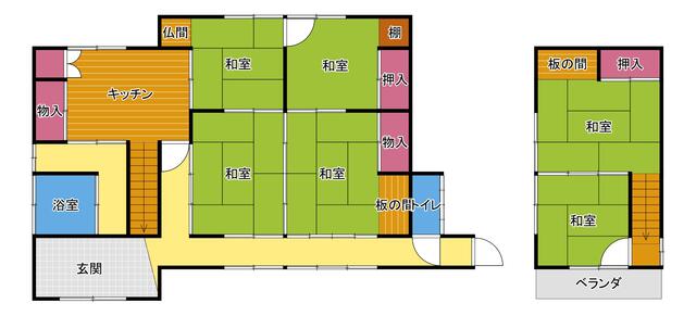 detached 栃木県佐野市戸室町 地図を見る