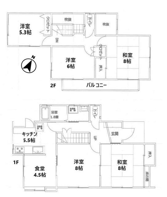 detached 栃木県下都賀郡野木町大字友沼 地図を見る