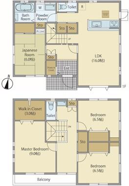 detached 栃木県さくら市氏家 地図を見る