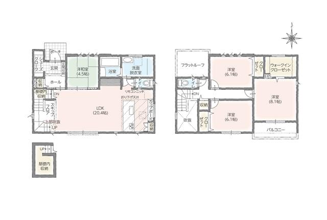 群馬県高崎市の一戸建て | 3690万円 | 4LDK | 211.57m² | Akiyama house finder