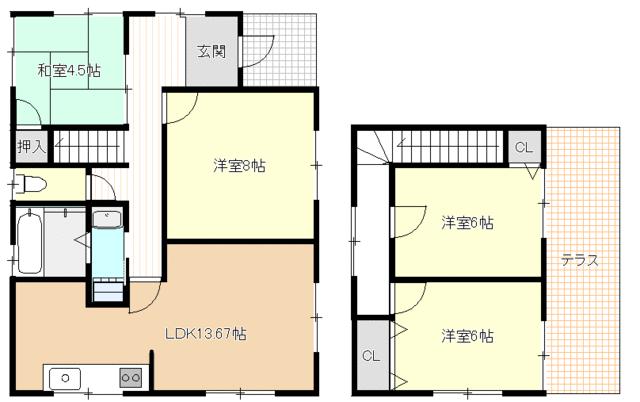 detached 群馬県藤岡市藤岡 地図を見る