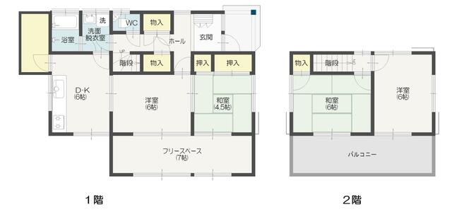 detached 群馬県北群馬郡吉岡町大字大久保