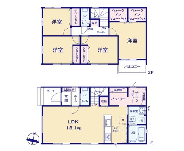 detached 群馬県北群馬郡吉岡町大字大久保